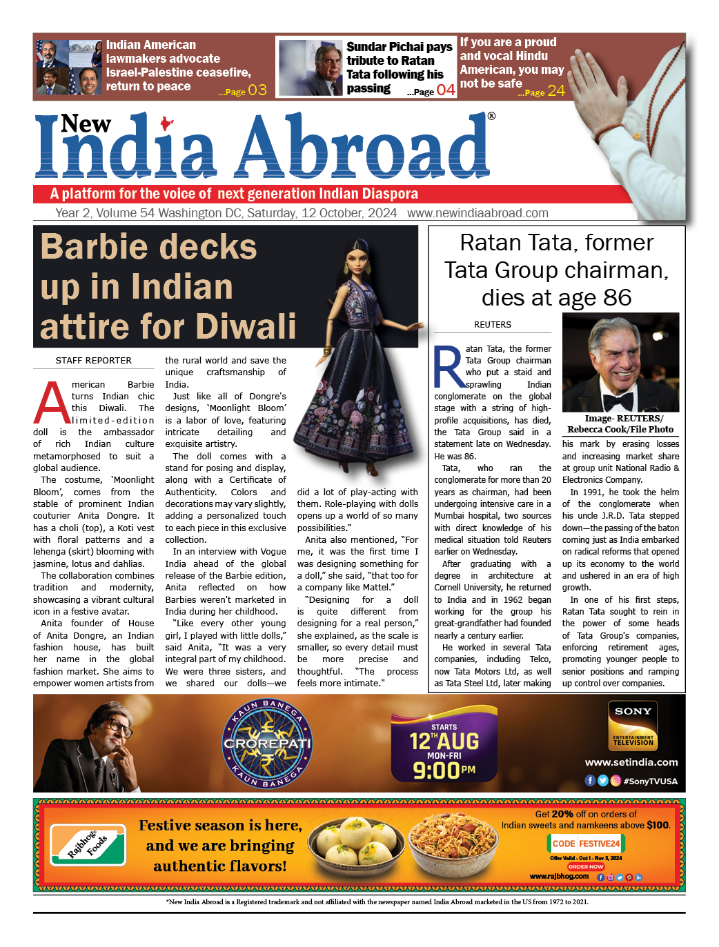 Barbie decks up in Indian attire for Diwali